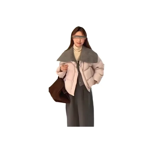 PARKYEON Светло-фиолетовый хлопковый пуховик женские пуховики (пуфы)