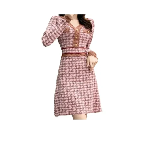 STYUW Длинное платье с длинным рукавом женское