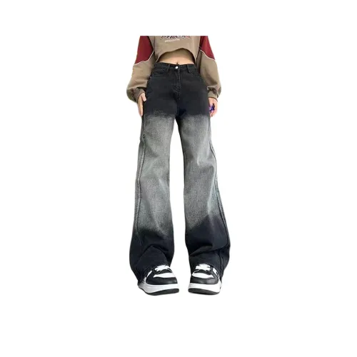 ACHIEVE ACHV Черный Цвет Градиентный Variation Унисекс Джинсы