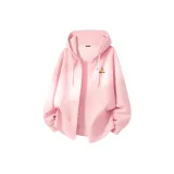 Розовый Граффити Игривый Кролик Логотип на груди