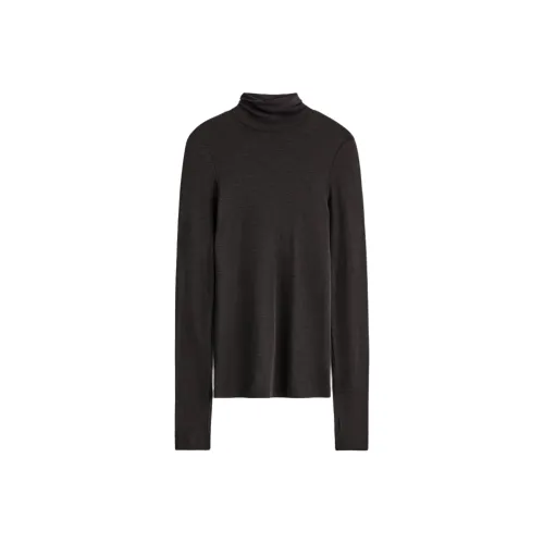 COS Темно-коричневые женские футболки