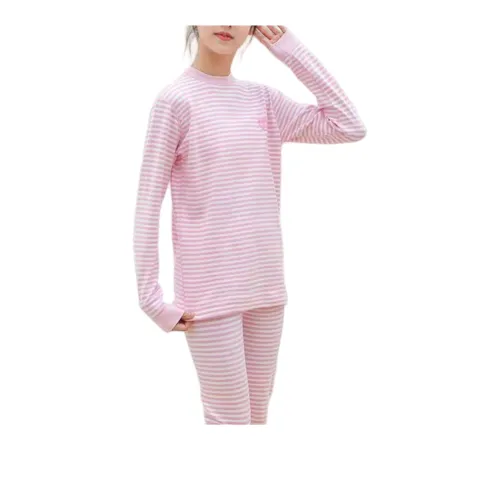 LANMOU Полосы Розовый Женские Термокомплекты