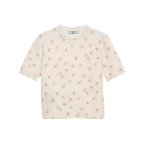 PRADA Крем Женские Свитера