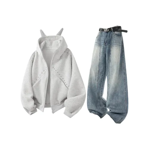 ZIRUNGE Унисекс Свитшот Комплекты