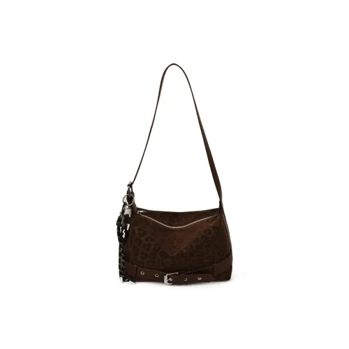 Worm's Home ПУ (полиуретан) Сумка через плечо Стандартная Женская Хаки Черный Кофейный Коричневый