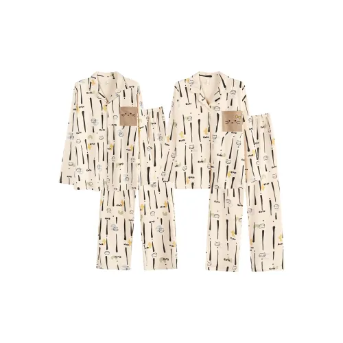 YIROUQING Пара Пижамный комплект Унисекс