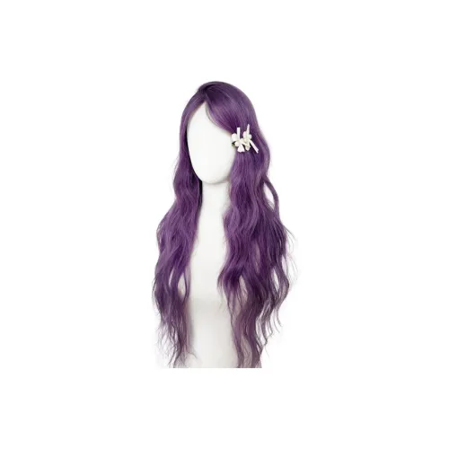 LUCY LEE Нет Стайлинг Требуется Виноградный Трансформированный Утонченный Фиолетовый Водная Волна Перука