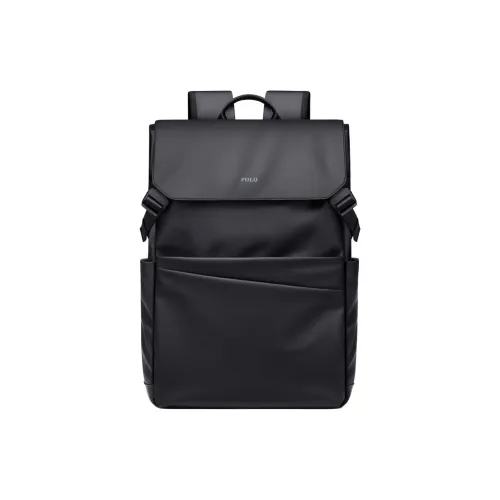 POLO Ткань Рюкзак Стандартный Мужской Черный