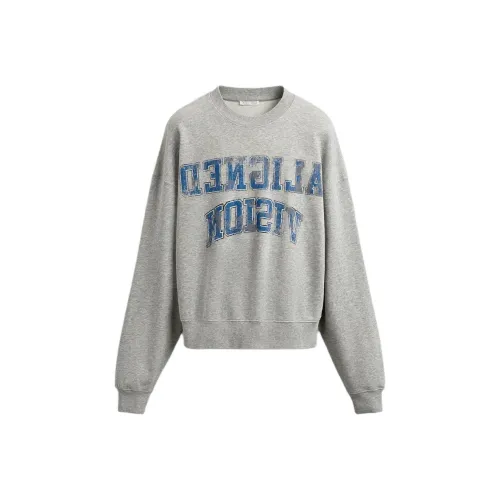 ZARA Зебра с принтом Серый Мужской Свитшот