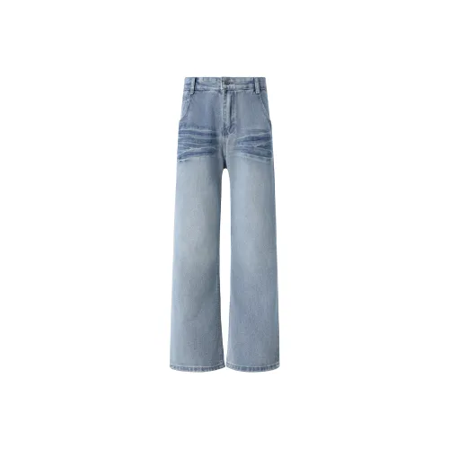 OASISVR Blue Unisex Jeans OASISVR Синий Унисекс Джинсы