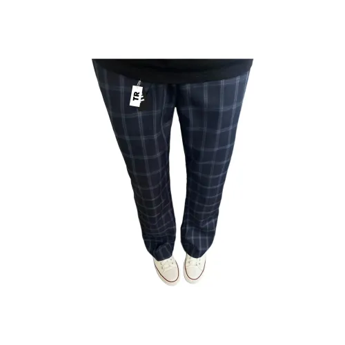 TR Темно-синий Синий Унисекс Повседневные Штаны