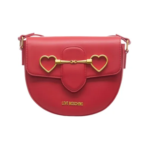 MOSCHINO Полиуретан Сумка через плечо Женская Красная