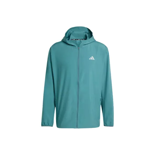 adidas Clothing Циан Мужская Куртка