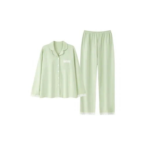 Pretty lady Мятно-зеленый Женские Пижамные комплекты