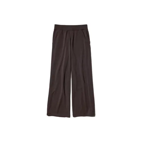 UNIQLO Коричневый Черный Женские Повседневные Штаны