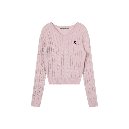 Rest Recreation FW25 CABLE V-Neck KNIT Топ Трикотаж Женский