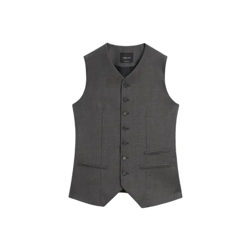 Massimo Dutti Серый Коричневый Женские Майки