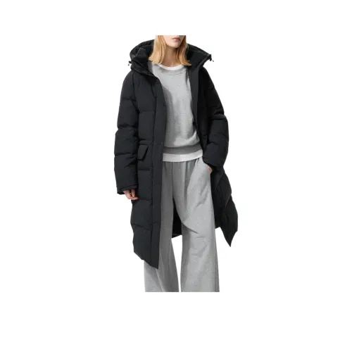 UNIQLO Черный Женский Пуховик