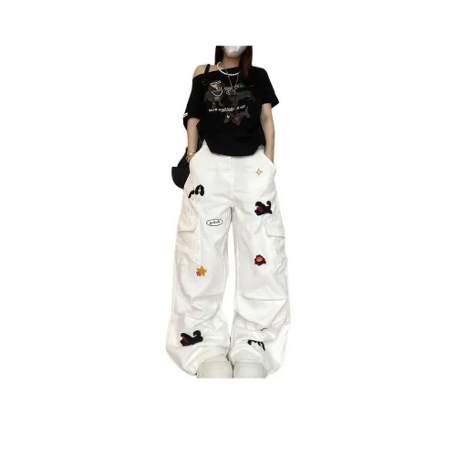 9c collective Белый Женские Джинсы