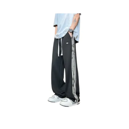 TONYBEAR Прямой крой Спортивные брюки с драпировкой свободный крой для мужского повседневного гардероба