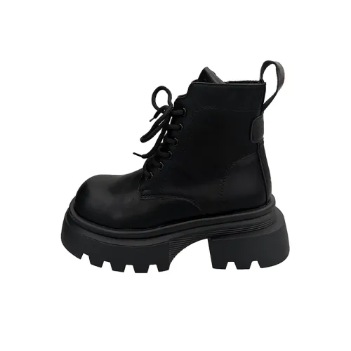 WUJI Короткий Платформа Martin Boots Женские
