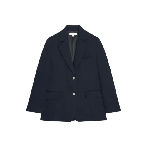 ZARA Морской синий Женские Деловые костюмы