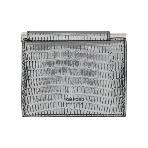 TF Металл Текстура Кошелек Мужской Серебряный