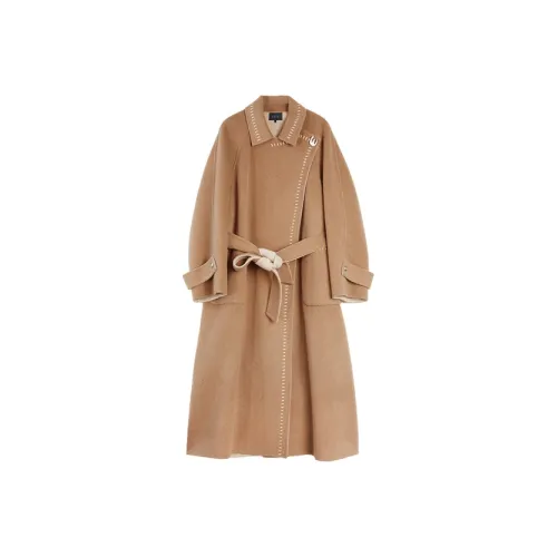 ELLE Khaki Женское пальто