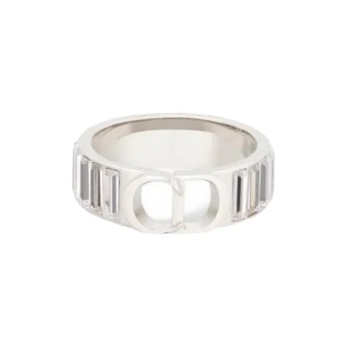 DIOR Серебряные Кольца Женские Серебряные Белые