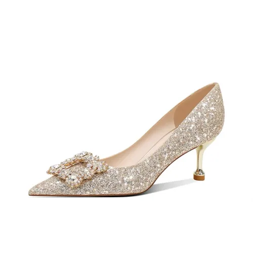 UMEK Узкий каблук Высокие каблуки 6 см 8 см Женские