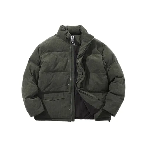 NUCLEAR EXPLOSION Вельвет Повседневный Пуховая Куртка Пальто Мужской