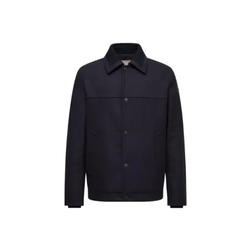 Moncler Emilion Смесовая шерсть С капюшоном Короткий пуховик Пуховая куртка Мужская