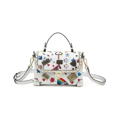 EYE THEME ПУ (полиуретан) Сумка через плечо Стандартная Черный Белый