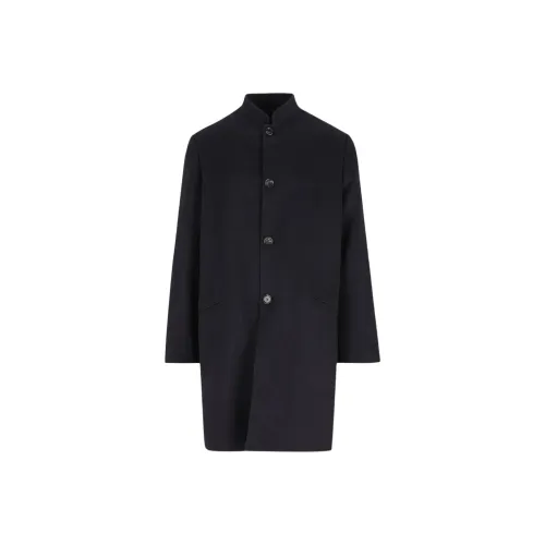 Loro Piana Темно-синий Мужской Пальто