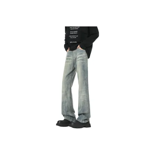 NRXX Blue Unisex Jeans NRXX Синий Унисекс Джинсы