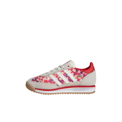 Liberty London x adidas originals SL 72 RS Low Топ Kids Lifestyle Shoes Бежево-красный Подростки