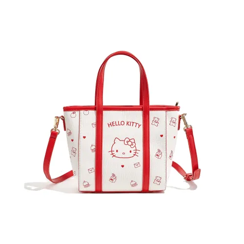 Sanrio Hello Kitty PU (полиуретан) Сумка Стандартная Женская Красная Белая