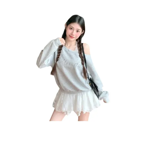 Aimilian Серый Женский Свитшот