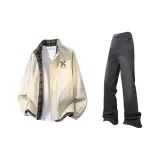 Белые+Черные Брюки