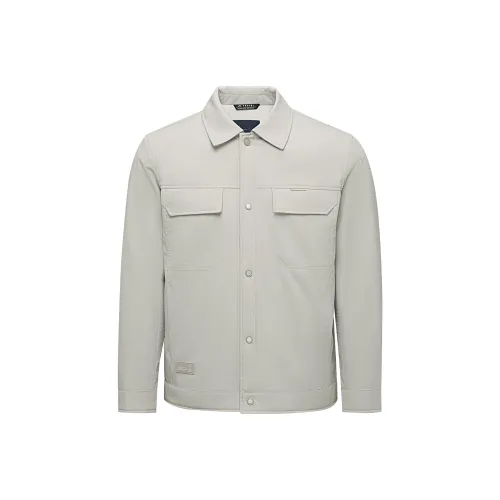 HLA Ecru J1 Unisex Down Jackets