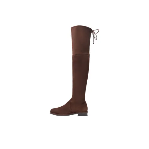 Stuart Weitzman SW Lowland Over The Knee Boots 4CM Женские Коричневый