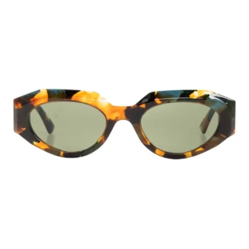 Bottega Veneta Ацетат Нерегулярная форма Солнцезащитные очки Женские Черепаховый