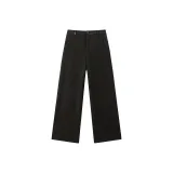 Классический черный, толстый флис