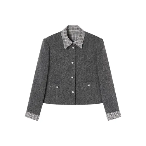 XIANGYING Лава Серый Женские Куртки