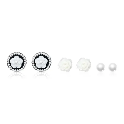 EUA Alloy Stud Earrings Women's