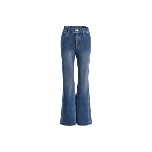 KUOSE Blue Women's Jeans KUOSE Синий Женские Джинсы