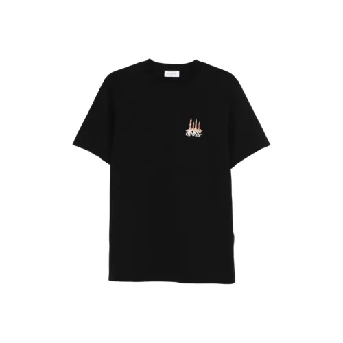 Off Белый Черный Мужские T-рубашки