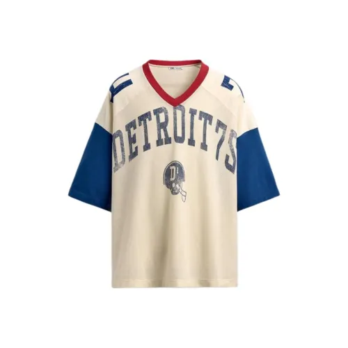 ZARA Белая Мужская T-рубашка