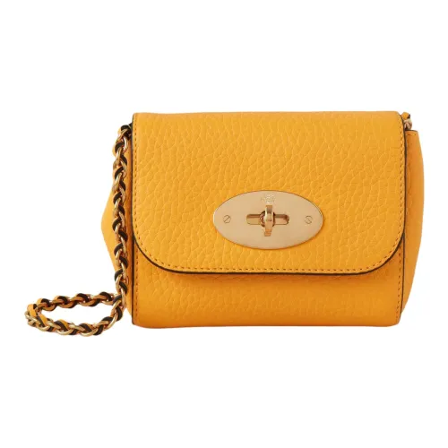 Mulberry Coarse GRAIN LEATHER Сумка через плечо Сумка на плечо Женская Два Желтых