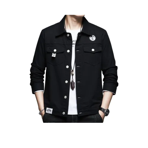 SLLAVIF Черные Мужские Куртки